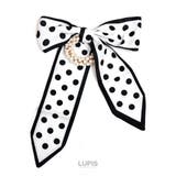 ドット | スカーフリボン×リッチパールヘアゴム【ヘアアクセサリー】 | LUPIS