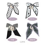 スカーフリボン×リッチパールヘアゴム【ヘアアクセサリー】 | LUPIS | 詳細画像2 