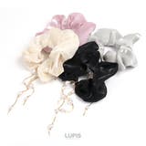 パールチェーン付きシュシュ【ヘアアクセサリー】 | LUPIS | 詳細画像2 