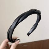 ツイストレザーカチューシャ【細め ヘアアクセサリー】 | LUPIS | 詳細画像2