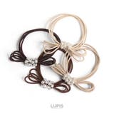 リボン×パール3連ヘアゴム | LUPIS | 詳細画像3 