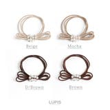 リボン×パール3連ヘアゴム | LUPIS | 詳細画像4 