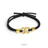 ブラック | ツインリングヘアゴム | LUPIS