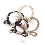 リボン×パール3連ヘアゴム | LUPIS | 詳細画像3 