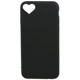 ブラック | ハートカメラホールiPhone用ケース | LUPIS