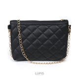 ブラック | キルティングショルダーバッグ【小ぶり】 | LUPIS