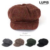 チェック柄キャスケット | LUPIS | 詳細画像1