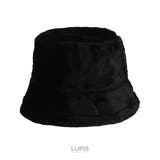ブラック | フェイクファーバケットハット | LUPIS