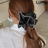 ブラック | ボリュームパイピングシュシュ | LUPIS