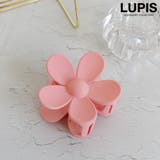 ライトピンク | フラワーバンスクリップ【大ぶり ヘアアクセサリー】 | LUPIS