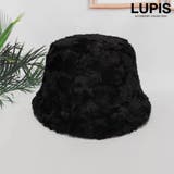 ブラック | フェイクファーハット | LUPIS