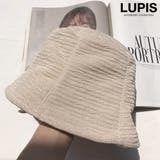 ベージュ | しわ加工クローシュハット | LUPIS