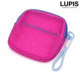 ピンク | バイカラーメッシュポーチ | LUPIS