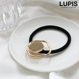 ベージュ | 変形モチーフヘアゴム【ヘアアクセサリー】 | LUPIS
