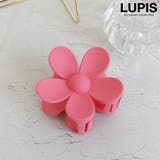 ピンク | フラワーバンスクリップ【大ぶり ヘアアクセサリー】 | LUPIS
