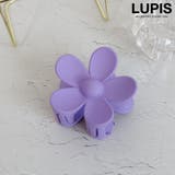 パープル | フラワーバンスクリップ【大ぶり ヘアアクセサリー】 | LUPIS
