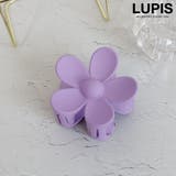 パープル | フラワーバンスクリップ【大ぶり ヘアアクセサリー】 | LUPIS