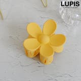 イエロー | フラワーバンスクリップ【大ぶり ヘアアクセサリー】 | LUPIS