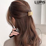 ゴールド | シンプルメタルバンスクリップ | LUPIS