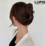 スクエア×ブラック | シンプルメタルバンスクリップ | LUPIS