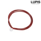 テラコッタ | パールポイント3連ヘアゴム | LUPIS