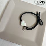 ブラック | オーロラハートヘアゴム | LUPIS