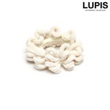 アイボリー | もこもこヘアゴム | LUPIS