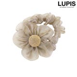 ゴールド | オーガンジーフラワーシュシュ | LUPIS