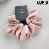 ピンクベージュ | キラキラドットサテンシュシュ | LUPIS