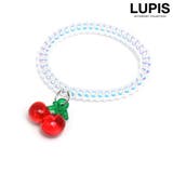 チェリー | クリアチャームスプリングヘアゴム | LUPIS