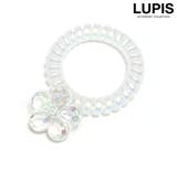 フラワー | クリアチャームスプリングヘアゴム | LUPIS