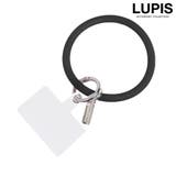 ブラック | サークル型シリコンハンドストラップ | LUPIS