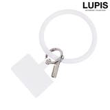 ホワイト | サークル型シリコンハンドストラップ | LUPIS