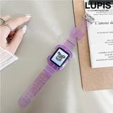パープル | クリアカラーAppleWatchバンド【38mm 40mm 41mm | LUPIS