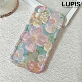 iPhone12 | フラワープリントウェーブiPhoneケース | LUPIS