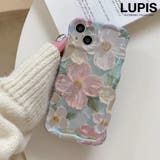 iPhone13 | フラワープリントウェーブiPhoneケース | LUPIS