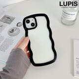 ブラック | ウェーブラインクリアiPhoneケース【iPhone14・iPhone15】 | LUPIS