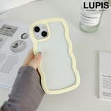 アイボリー | ウェーブラインクリアiPhoneケース【iPhone14・iPhone15】 | LUPIS