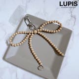 ベージュ | リボンスマホストラップ | LUPIS