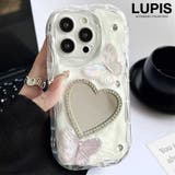 iPhone15 | ハートミラー×バタフライiPhoneケース | LUPIS
