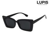 ブラック | モノトーンスクエアフォックスサングラス | LUPIS
