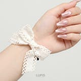 ≪1個入り≫コットンレースリボンヘアゴム | LUPIS | 詳細画像4