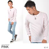 ピンク | ロンT メンズ 長袖Tシャツ | LUXSTYLE