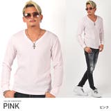 ピンク | ロンT メンズ 長袖Tシャツ | LUXSTYLE