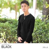 ブラック | ロンT メンズ ヘンリーネック | LUXSTYLE