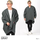 グレー | コート メンズ ポンチョ | LUXSTYLE