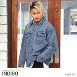 インディゴ | デニムジャケット メンズ ビッグシルエット | LUXSTYLE