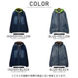 パーカー メンズ カットデニム | LUXSTYLE | 詳細画像2