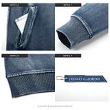 パーカー メンズ カットデニム | LUXSTYLE | 詳細画像11
