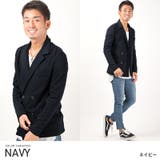 ネイビー | ジャケット メンズ ダブルブレスト | LUXSTYLE